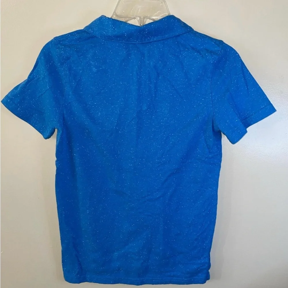 Boys Cat & Jack blue polo shirt size L (12/14)